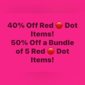 Red Dot Sale Promotion